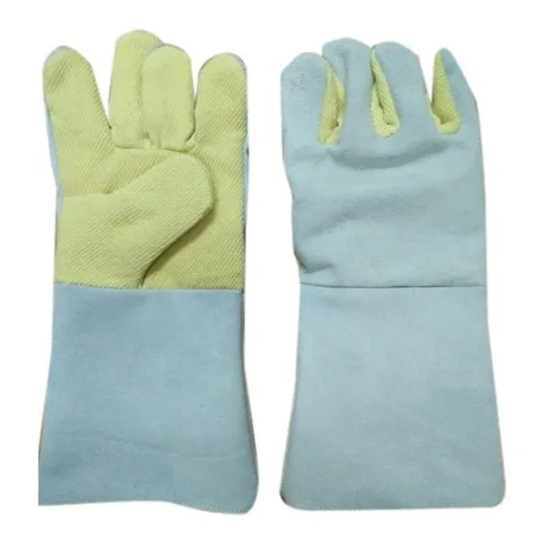 Kevlar With Leather Heat Resistant Gloves 18 Inch