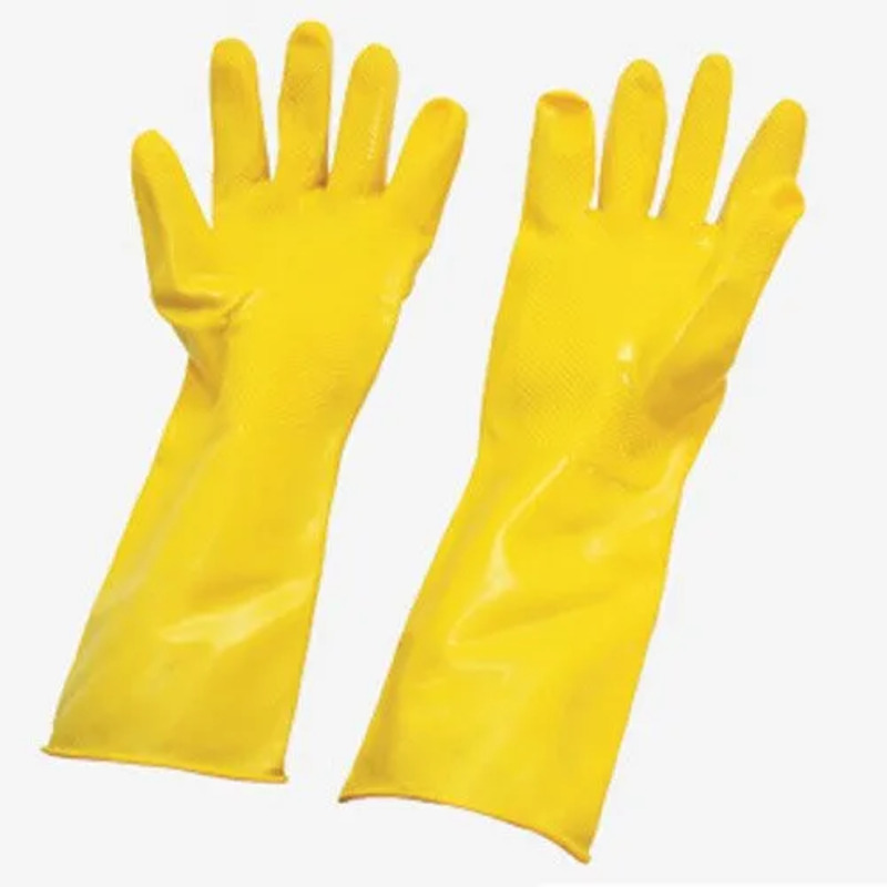 PVC Unsupported Yellow gloves